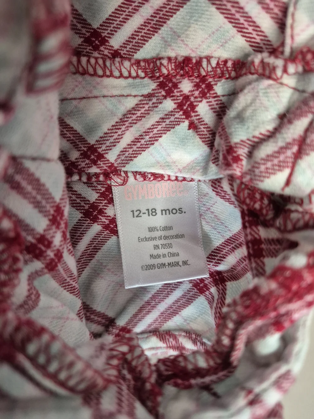 Gymboree Red Plaid Dress & Naartjie Kids Red Leggings Set 12-18 Months